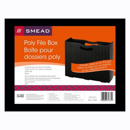 Smead Poly File Box, 2PK 71631